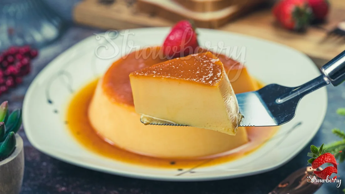 Caramel Custard Bread Pudding