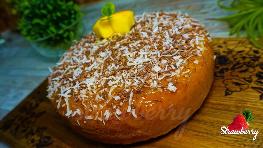 Mango Cake in Saucepan