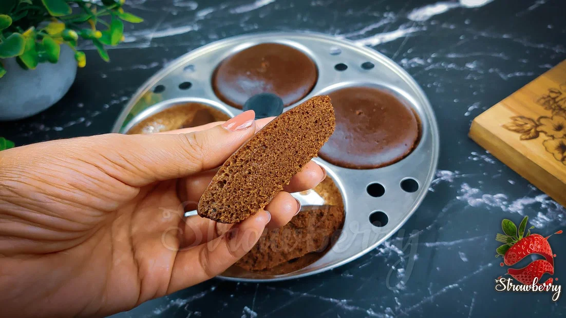 Chocolate Steam Cake in Idli Tray