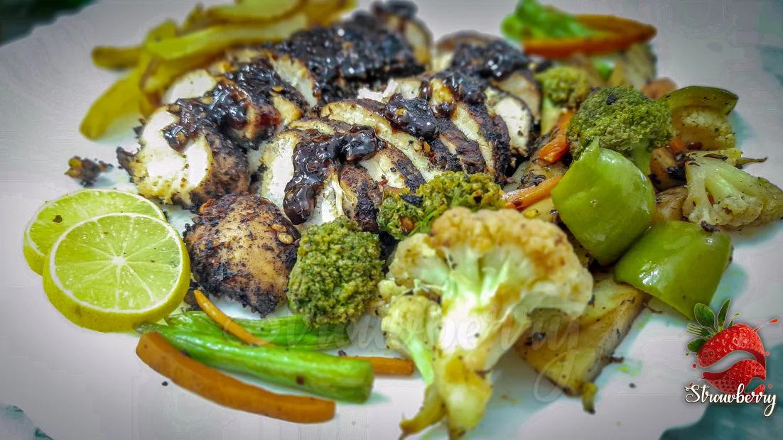 Grill Chicken with Veggies