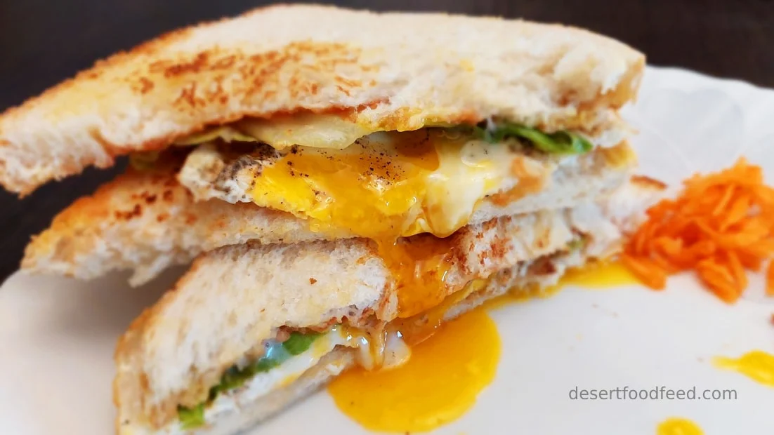 Single Side Fried Egg Sandwich