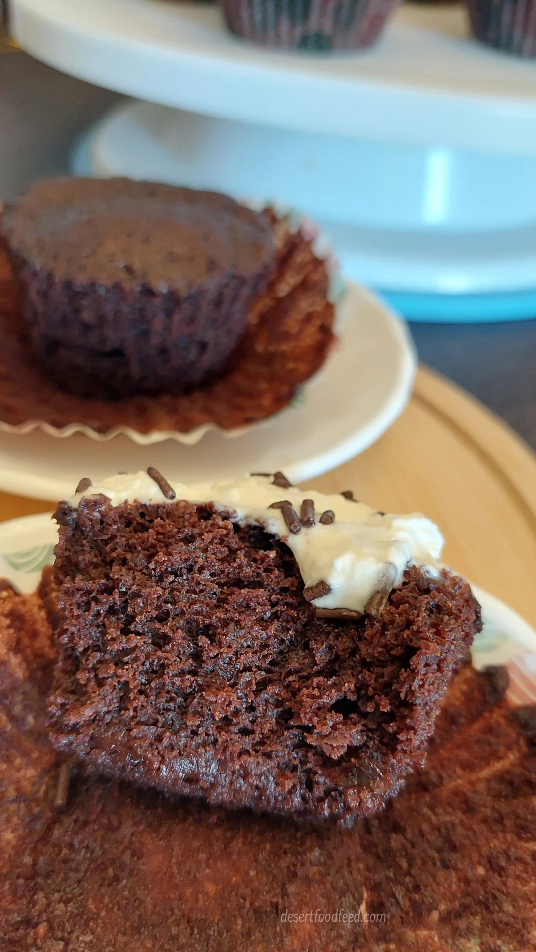 40 Sec Microwave Chocolate Cupcake