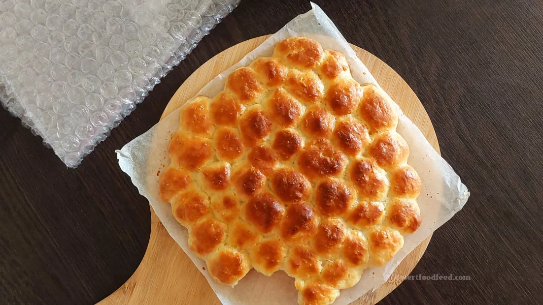 Eggless Bubble Bread