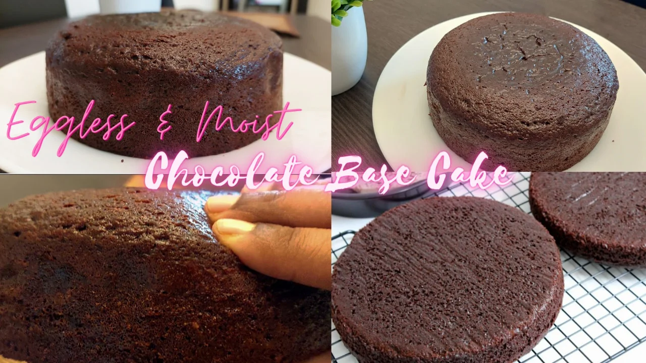Eggless Chocolate Cake Recipe