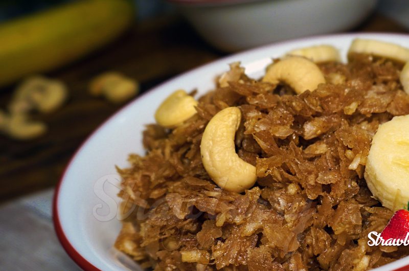 Sweetened Beaten Rice Flakes | Aval Nanachathu