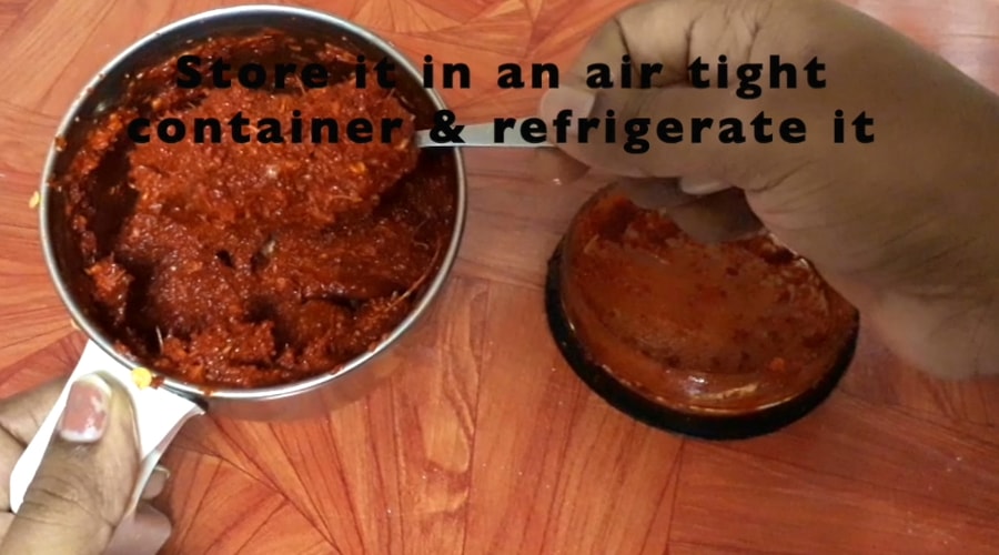 kashmiri red chilly paste