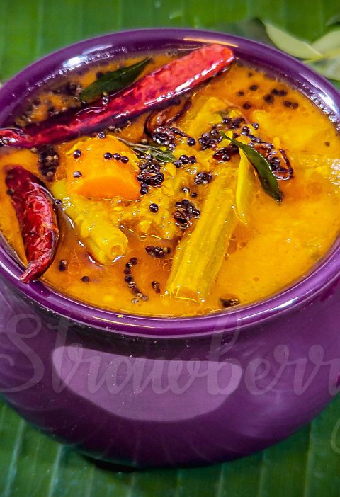 mix vegetable sambar