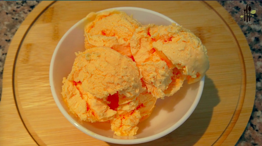 Orange Ice Cream Recipe