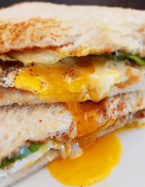 Single Side Fried Egg Sandwich