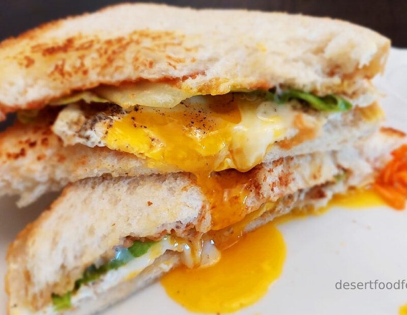 Single Side Fried Egg Sandwich