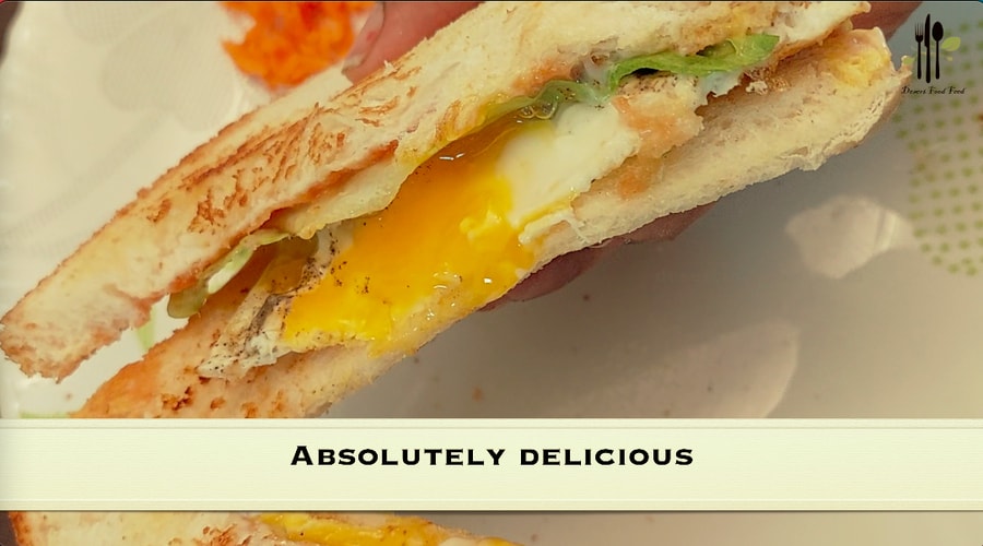 Single Side Fried Egg Sandwich5