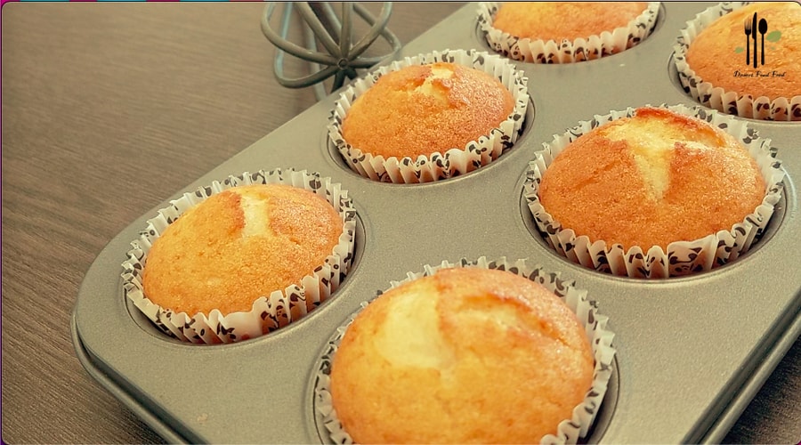 Eggless Vanilla Cupcakes Recipe
