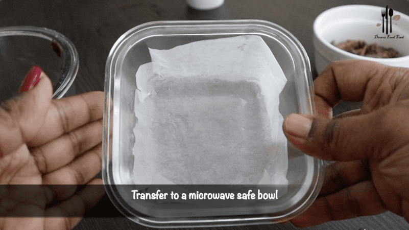1 Minute Microwave Brownie