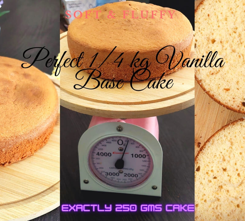 Basic Vanilla Cake 1/4 kg Mini Sponge
